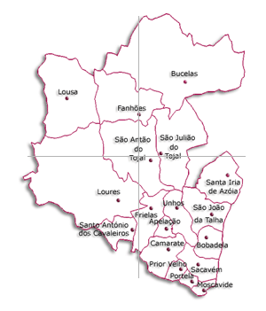 Mapa do concelho